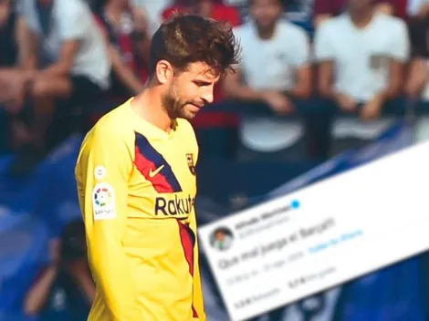 ¿Se equivocó? Piqué dio un "Me Gusta" en Twitter que hará explotar a todo el Barcelona