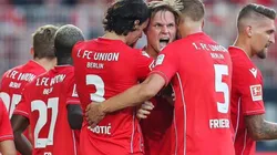 El festejo de los jugadores de Union Berlin.