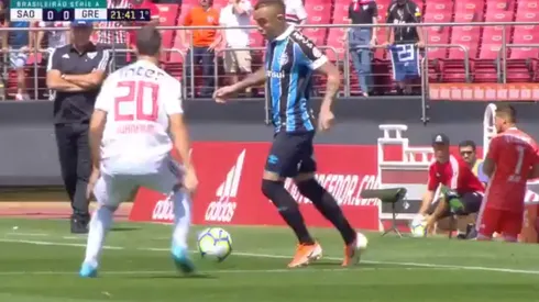 Foto captura del túnel de Everton.