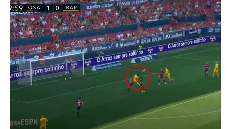 Foto de Ansu Fati, captura del gol.