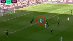 Le das un metro y te emboca: golazo de Agüero para sellar su doblete contra Brighton