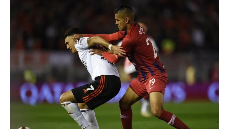 Matías Suárez, uno de los averiados de River.