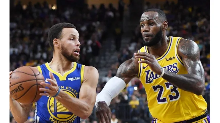 Los Warriors trolearon a LeBron y los Lakers en su presentación del nuevo estadio