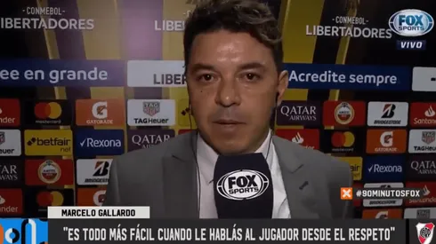 Foto de Marcelo Gallardo, entrenador de River.