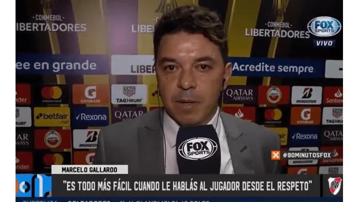 Foto de Marcelo Gallardo, entrenador de River.