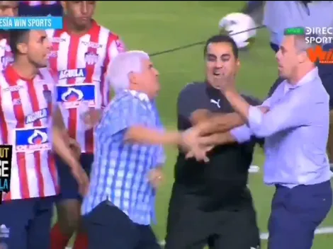 Escándalo: Julio Comesaña se fue a los puños con Lucas Pusineri en Copa