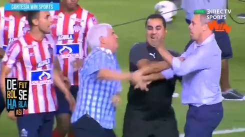 El altercado entre Julio Comesaña y Lucas Pusineri en Copa Águila.