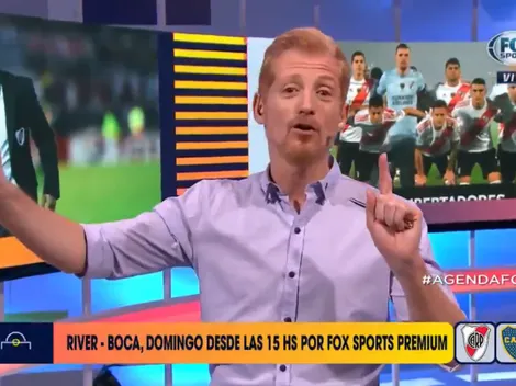 Liberman aseguró que "River es el favorito de la llave" y tiró: "Lo tiene de hijo a Boca"