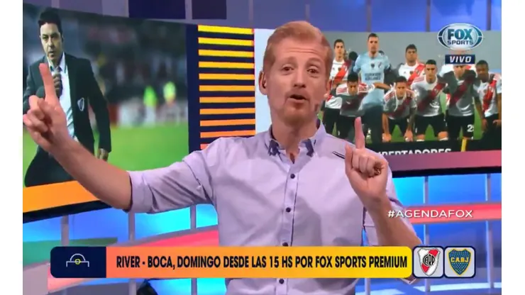 Liberman aseguró que "River es el favorito de la llave" y tiró: "Lo tiene de hijo a Boca"