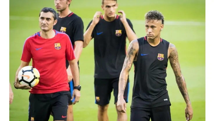 Valverde está harto del tema Neymar: "Quiero que se acabe todo esto"