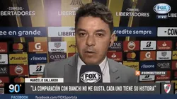A Gallardo le preguntaron por la comparación con Bianchi: "No me gusta"