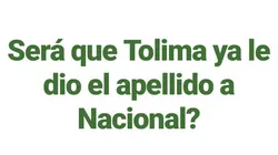A papaya partida... ¡Los mejores memes de la derrota de Nacional contra Tolima!