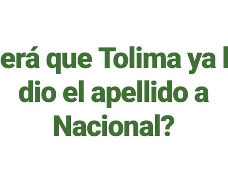A papaya partida... ¡Los mejores memes de la derrota de Nacional contra Tolima!