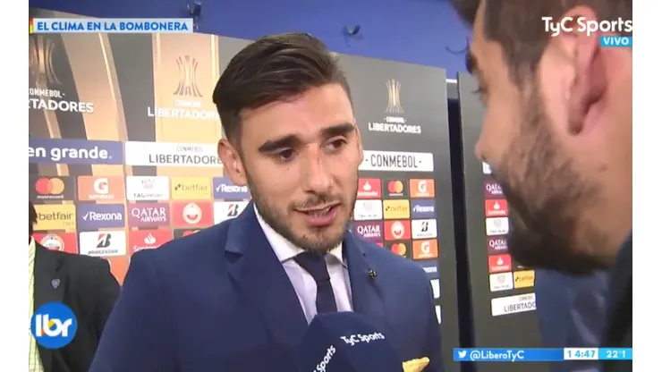 Toto Salvio, un hincha más en La Bombonera: "A veces te da ganas de cantar con la gente"