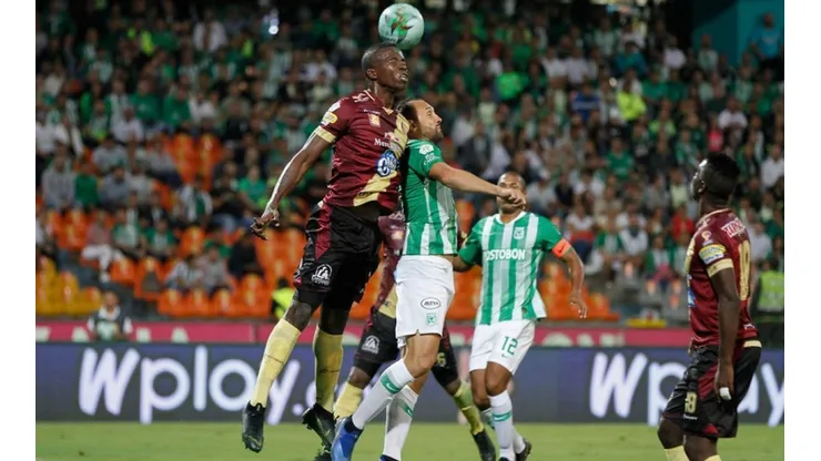 Atlético Nacional vs. Deportes Tolima por los cuartos de final de la Copa Águila 2019.