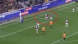 Un crack: Raúl Jiménez anticipó en el primer palo para el primer gol del partido