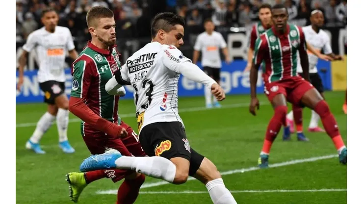 Fluminense vs. Corinthians por la Copa Sudamericana.