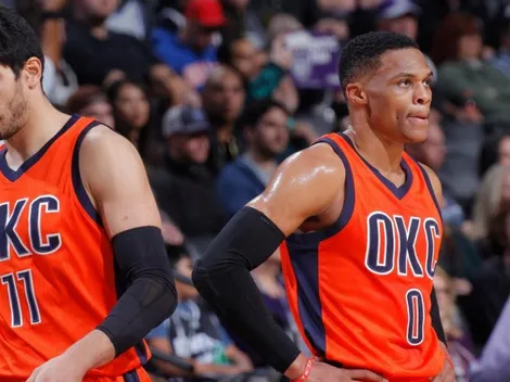 Enes Kanter alabó a Russell Westbrook y sus palabras no le gustaron nada a Kevin Durant