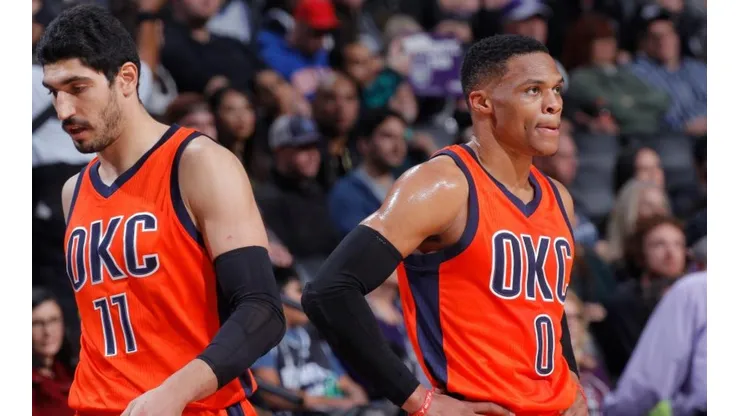 Enes Kanter alabó a Russell Westbrook y sus palabras no le gustaron nada a Kevin Durant