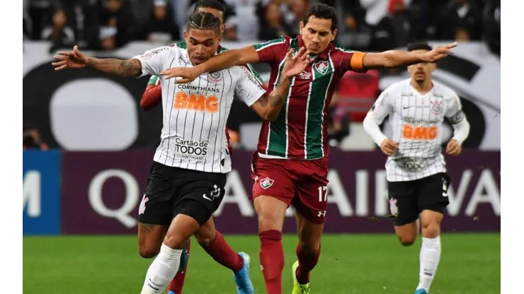 Fluminense vs. Corinthians por la Copa Sudamericana.