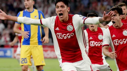 Edson le dio la clasificación al Ajax a los grupos de Champions