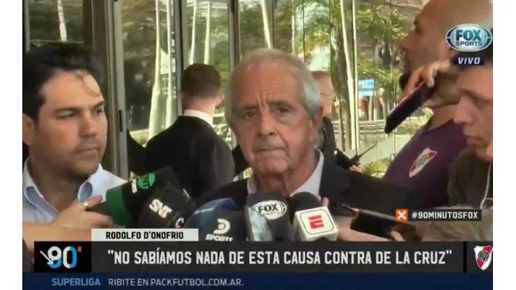 Resuelto lo de De La Cruz, D'onofrio rompió el silencio: "Noto un clima tenso acá en Paraguay"