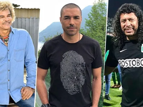 Historia pura: la gran foto del Pibe Valderrama acompañado por René Higuita e Iván Córdoba