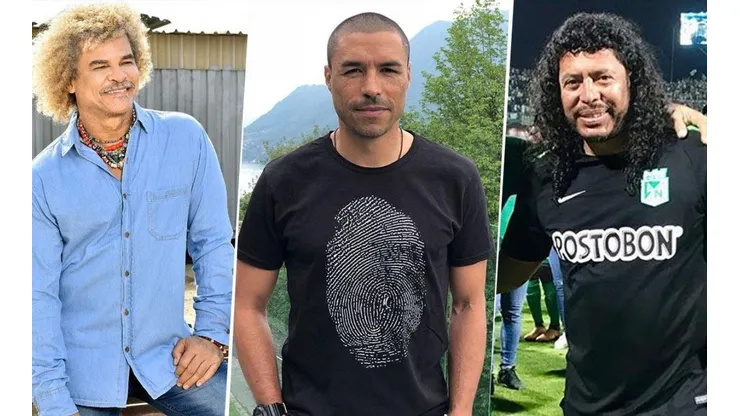 Historia pura: la gran foto del Pibe Valderrama acompañado por René Higuita e Iván Córdoba
