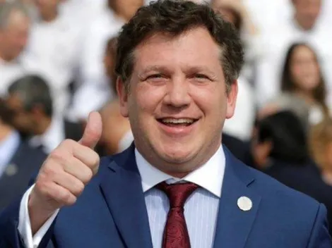 Tras recibir al presidente de Boca, tuiteó Alejandro Domínguez