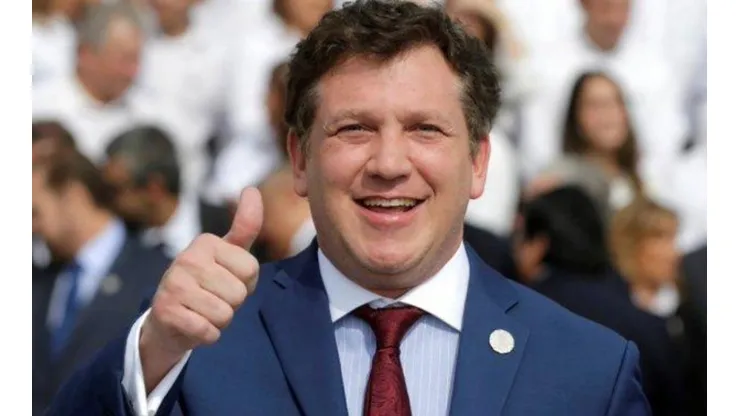 Tras recibir al presidente de Boca, tuiteó Alejandro Domínguez