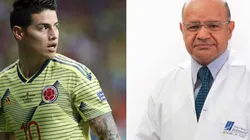 James Rodríguez y Héctor Fabio Cruz.