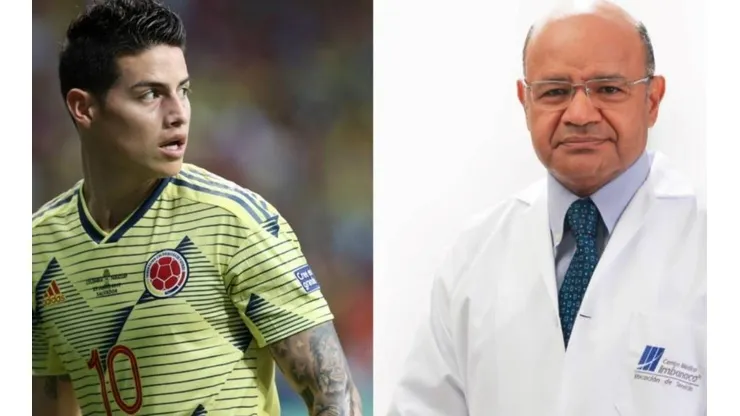 James Rodríguez y Héctor Fabio Cruz.