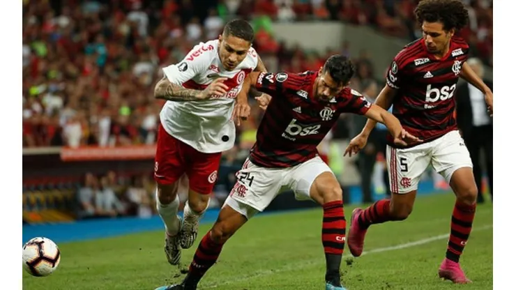 Internacional vs. Flamengo por la Copa Libertadores.