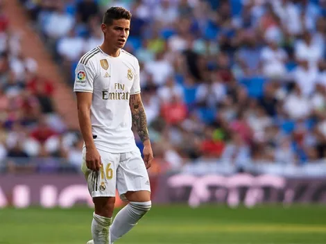 LaLiga subió una foto de James Rodríguez y le escribió: "Bienvenido de vuelta"