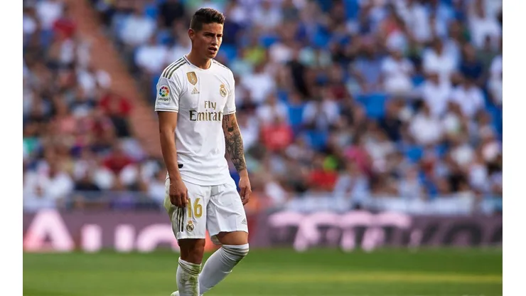 LaLiga subió una foto de James Rodríguez y le escribió: "Bienvenido de vuelta"