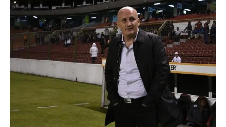 Pablo Repetto, entrenador del conjunto ecuatoriano.