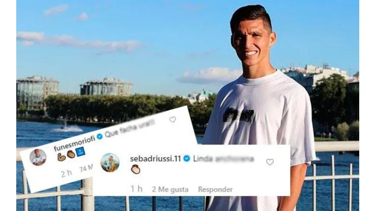 No podían faltar: Kranevitter metió fotito paseando por Rusia y Funes Mori y Driussi lo trollearon