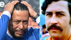 René Higuita y Pablo Escobar.