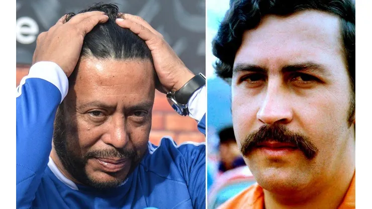 René Higuita y Pablo Escobar.