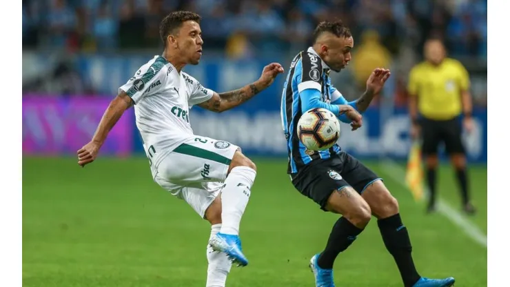 Palmeiras vs. Gremio por la Libertadores.