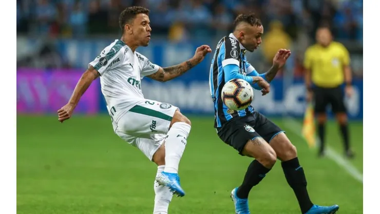 Palmeiras vs. Gremio por la Copa Libertadores.