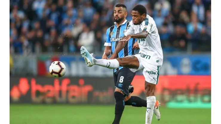 Palmeiras vs. Gremio por la Copa Libertadores.