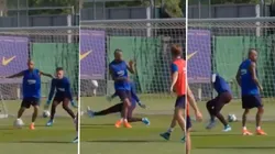 Foto captura del gol de Arturo Vidal.