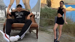 Foto de Pablo Lescano y Tini.