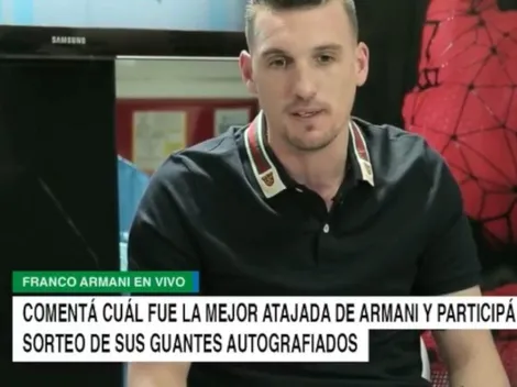Los hinchas siempre le recuerdan su atajada a Benedetto, pero Armani elige otra como la mejor