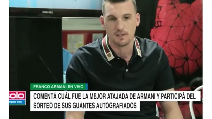 Los hinchas siempre le recuerdan su atajada a Benedetto, pero Armani elige otra como la mejor