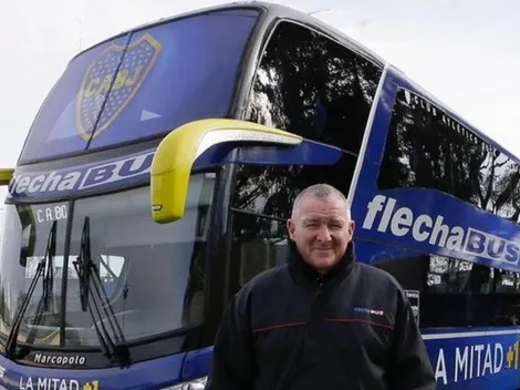 El chofer de Boca sobre el nuevo micro: "Los jugadores le pegaron con una maza y no se rompe"