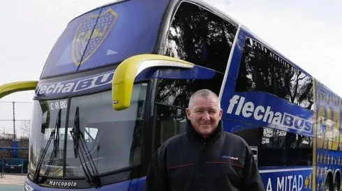 El chofer de Boca sobre el nuevo micro: "Los jugadores le pegaron con una maza y no se rompe"