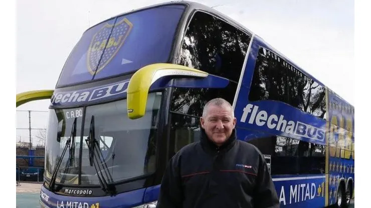 El chofer de Boca sobre el nuevo micro: "Los jugadores le pegaron con una maza y no se rompe"