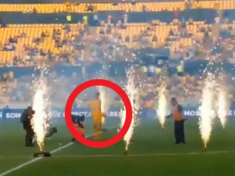 ¿Para eso lo trajeron? El blooper de Reyes